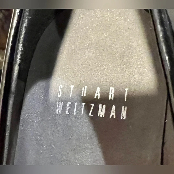 Stuart Weitzman size 8 1/2 M black patent leather heels - Picture 9 of 12